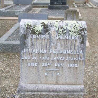 STEVENS Johanna Petronella -1952