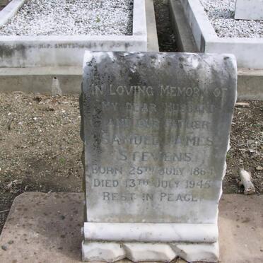 STEVENS Samuel James 1864-1945