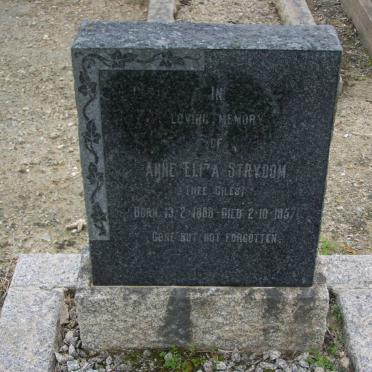STRYDOM Anne Eliza nee GILES 1888-1957