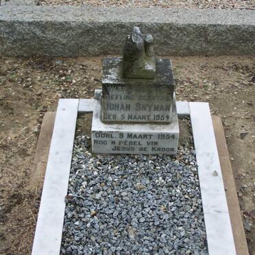 SNYMAN Johan 1954-1954