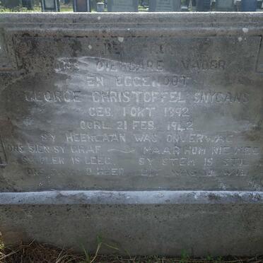 SNYGANS George Christoffel 1892-1942