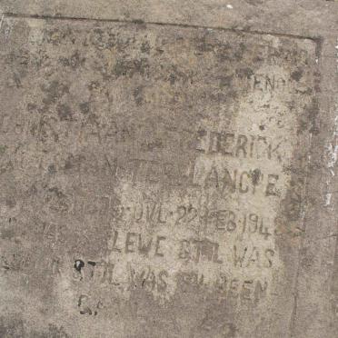 TERBLANCHE Christiaan Frederick 18?-1942