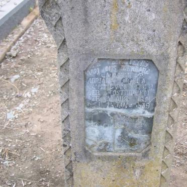 VUUREN Adriana Fiela, Jansen van nee OOSTHUIZEN 1847-1939