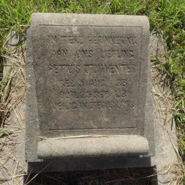 VENTER Petrus Joh. 1938-1943