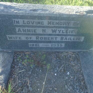 WYLLIE Annie H. 1881-1939