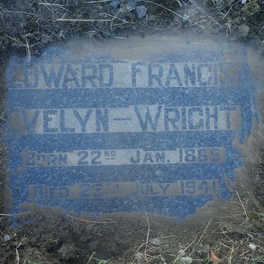 WRIGHT Edward Francis, EVELYN- 1869-1941