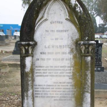 WILMOTT L.C. -1901