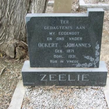 ZEELIE Ockert Johannes 1871-1931