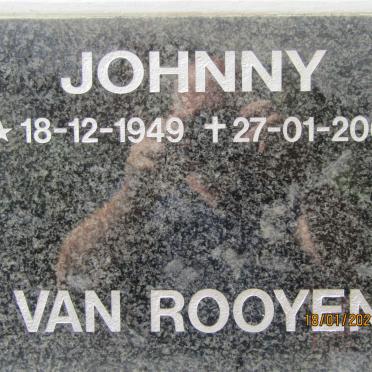 ROOYEN Johnny, van 1949-2005