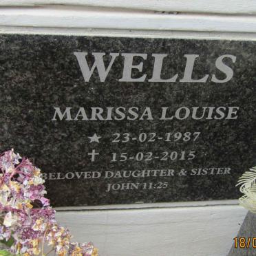 WELLS Marissa Louise 1987-2015