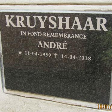 KRUYSHAAR André 1959-2018