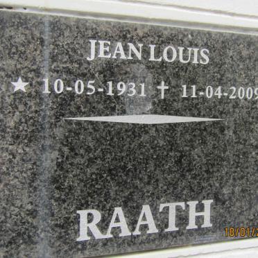 RAATH Jean Louis 1931-2009