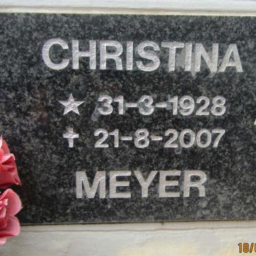 MEYER Christina 1928-2007