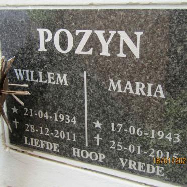 POZYN Willem 1934-2011 &amp; Maria 19432015