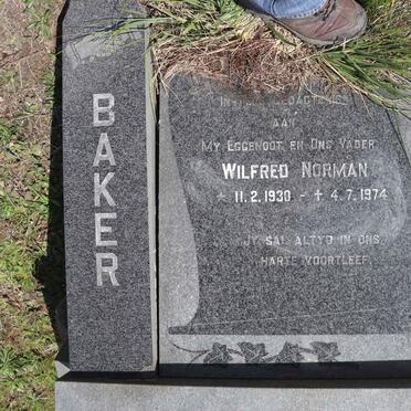 BAKER Wilfred Norman 1930-1974