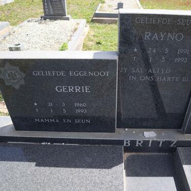 BRITZ Gerrie 1960-1993 :: BRITZ Rayno 1991-1993