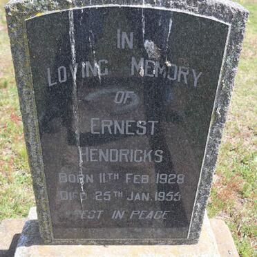 HENDRICKS Ernest 1928-1955