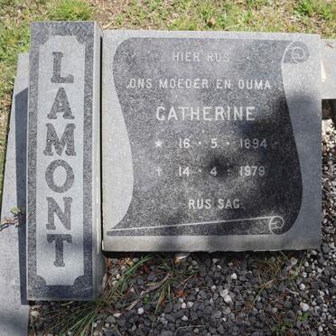 LAMONT Catherine 1894-1979