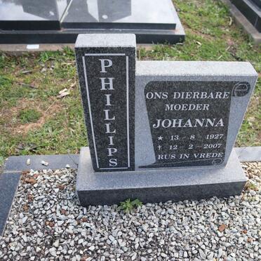 PHILLIPS Johanna 1927-2007