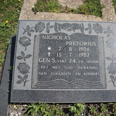 PRETORIUS Nicholas 1906-1983