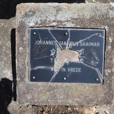 SAAIMAN Johannes Jakobus 
