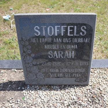 STOFFELS Sarah 1921-1995