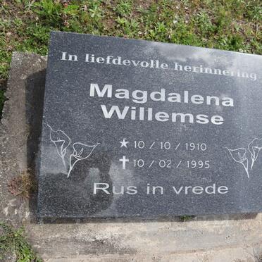 WILLEMSE Magdalena 1910-1995