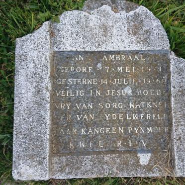 AMBRAAL Jan 19?1-1969