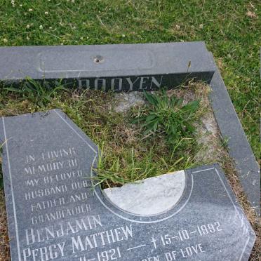 ROOYEN Benjamin Percy Matthew, van 1921-1992