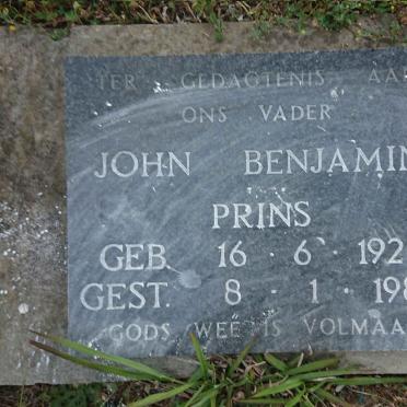 PRINS John Benjamin 1929-1980