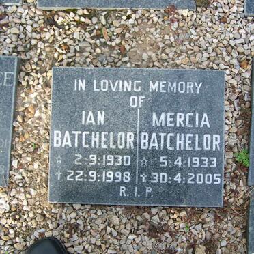 BATCHELOR Ian 1930-1998 &amp; Mercia 1933-2005