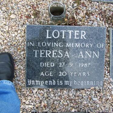 LOTTER Teresa Ann -1987