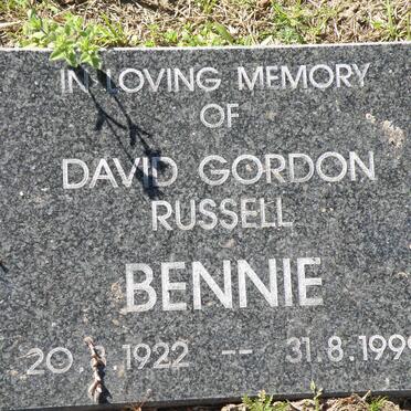 BENNIE David Gordon Russell 1922-1999