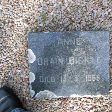 BICKLE Anne Drain -1966