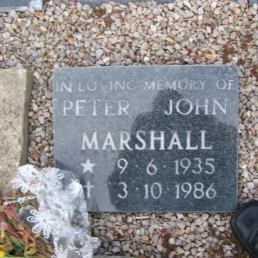 MARSHALL Peter John 1935-1986