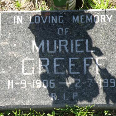 GREEFF Muriel 1906-1998