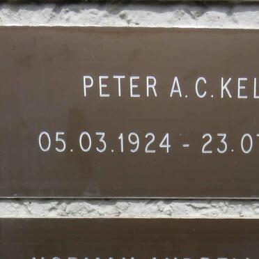KELLY Peter A.C. 1924-2007