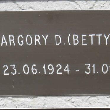 MUNN Margory D. 1924-2013