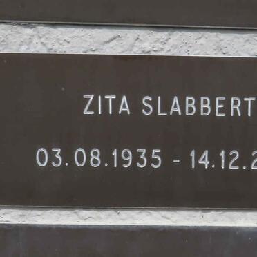 SLABBERT Zita 1935-2016