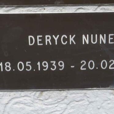 NUNES Deryck 1939-2008