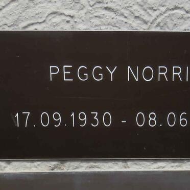 NORRIS Peggy 1930-2021