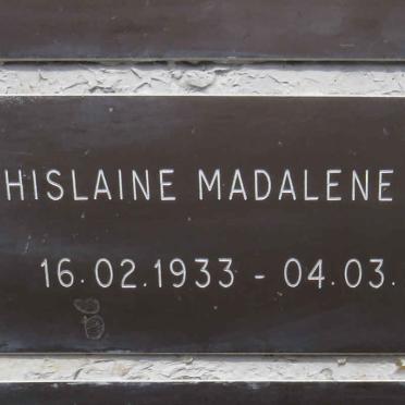 ELLIOTT Gislaine Madalene 1933-2020