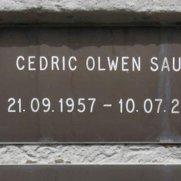 SAUER Cedric Olwen Sauer 1957-2005