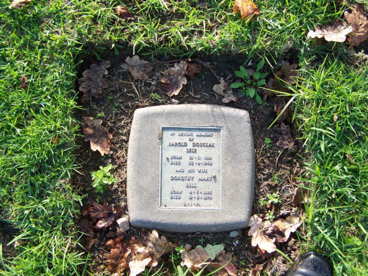 BELL Harold Douglas 1891-1968 &amp; Dorothy Mary 1896-1974
