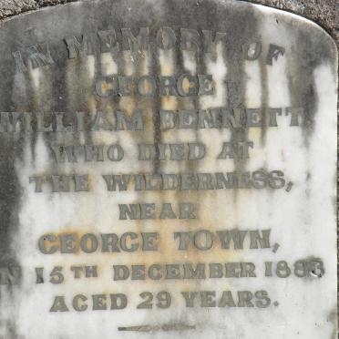 BENNETT George William -1883