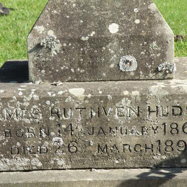 HUDSON James Ruthven 1860-1891