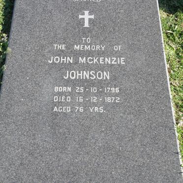 JOHNSON John McKenzie 1796-1872