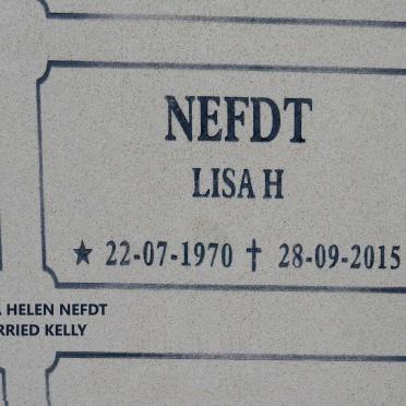 NEFDT Lisa H. 1970-2015