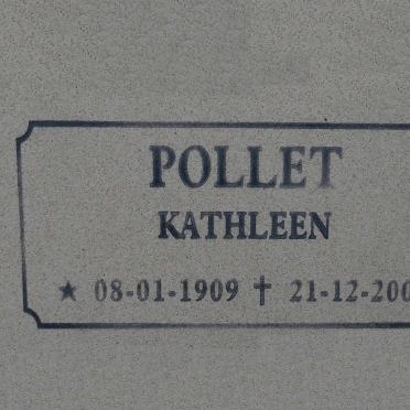 POLLET Kathleen 1909-2006