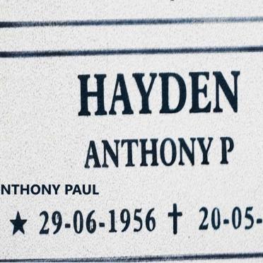 HAYDEN Anthony Paul 1956-2019